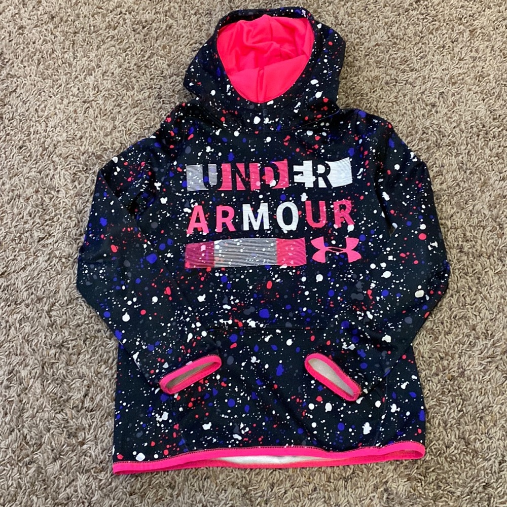 Under Armour girl’s hoodie size Youth Large.